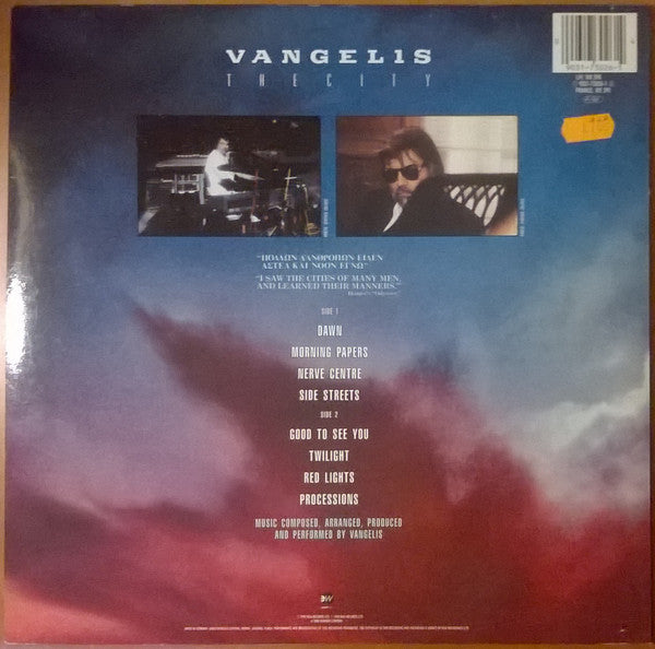 The City by Vangelis - Groovierecords.com – Groovie Records