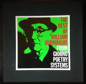 The Best Of William Burroughs From Giorno Poetry Systems